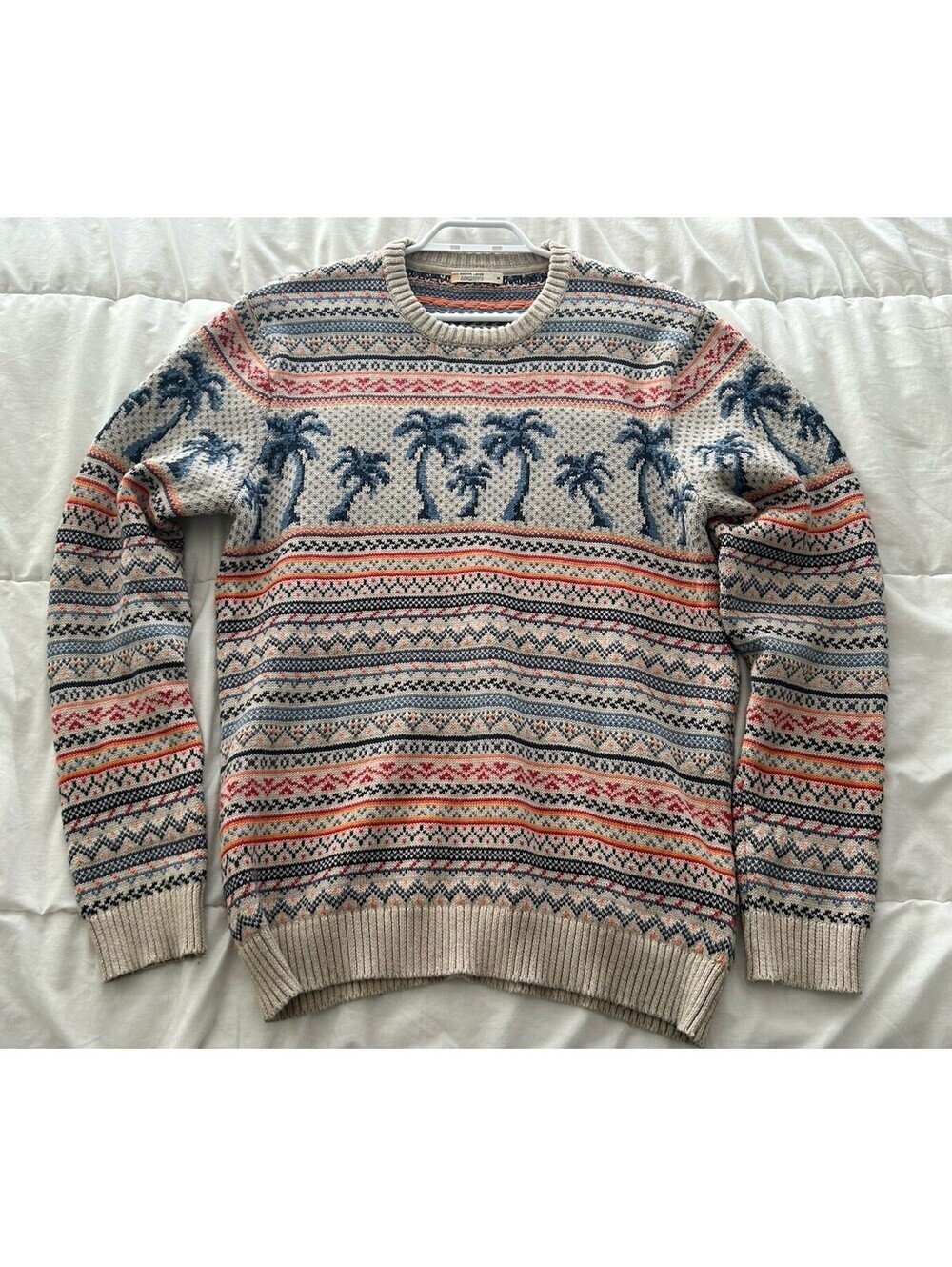 Marine Layer Mens Size M Archive California Fair Isle Outdoor Knit Sweater